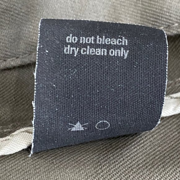 John Varvatos Collection Double Breasted Cotton Trench Coat Green - Picture 14 of 15